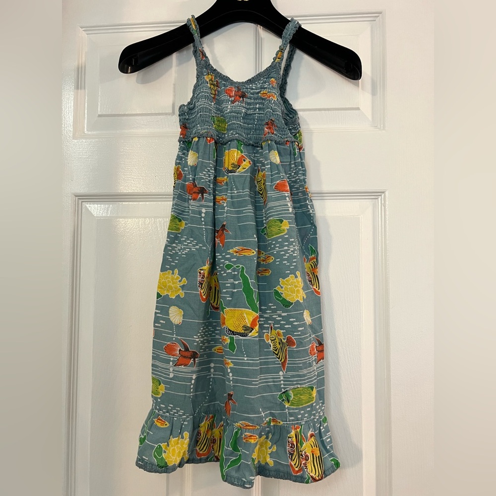 Stella McCartney x GapKids Bailey Sun Dress with Bloomers Fish Size 5 Cotton - Picture 5 of 12